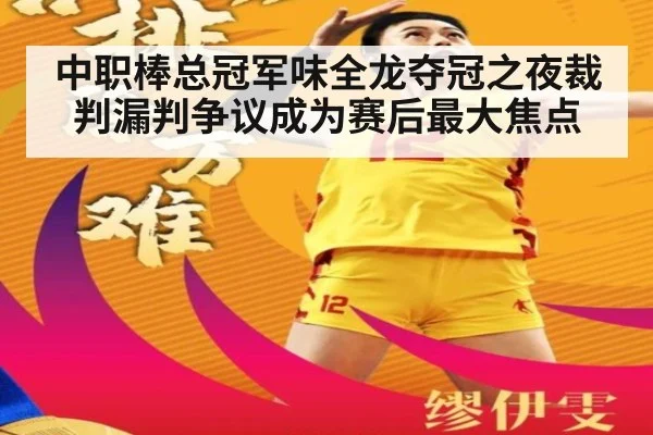 中职棒总冠军味全龙夺冠之夜裁判漏判争议成为赛后最大焦点